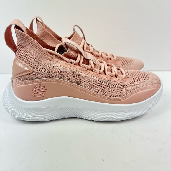 Men’s Under Armour Curry 8 Flow Class-Y Light Pink  3024432-601 SZ Men 7.5 =W 9 - Picture 3 of 9